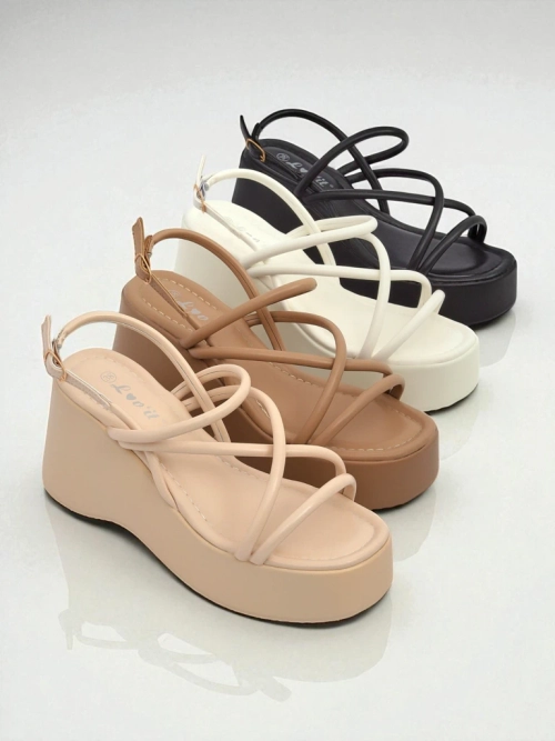 Royalfashion Жіночі сандалі на танкетці Skyline Straps