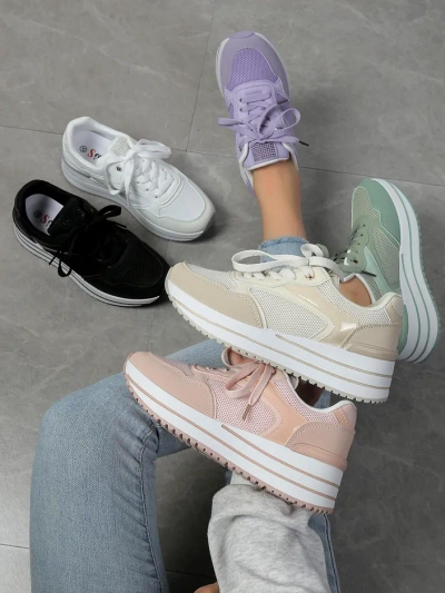 Royalfashion Damen Sport Platform Sneakers Revided