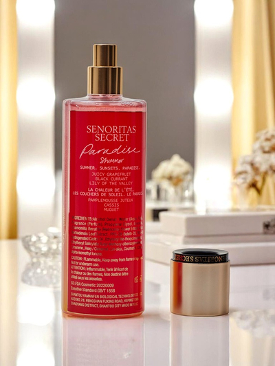 Senoritas Secret Body Mist Paradise Shimmer з блискітками