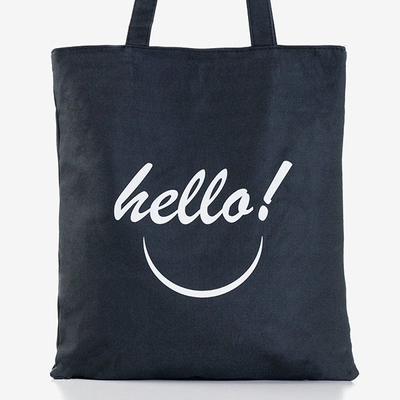 Ladies 'Black Printed Bag - Handtaschen