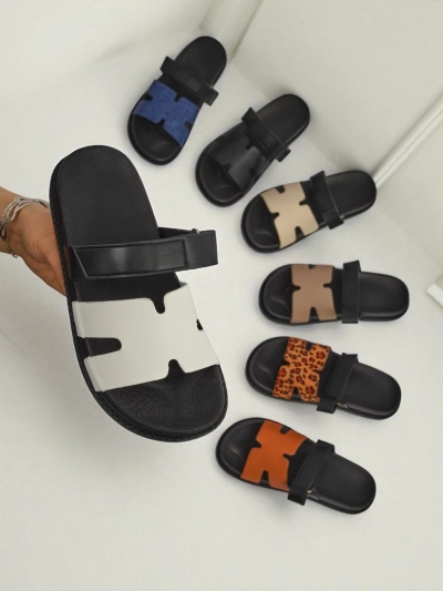 Royalfashion Damen Sandalen aus Öko-Leder FlexiComfi