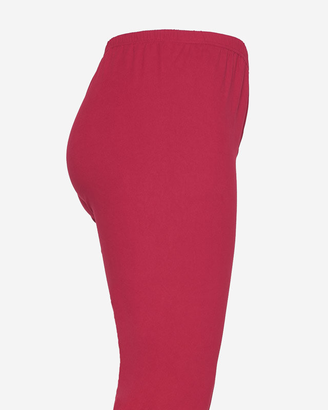 Kastanienbraune Bambus-Leggings für Damen GROSSE GRÖSSE - Kleidung