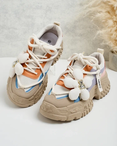 Royalfashion Damen Plateau Turnschuhe Bereya