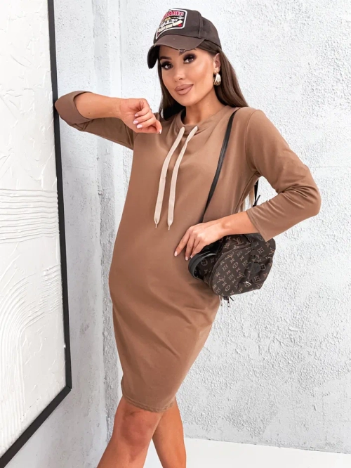 Royalfashion Жіноча бавовняна міні-сукня