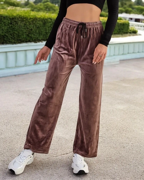 Royalfashion Damen-Sweatpants a'la velour