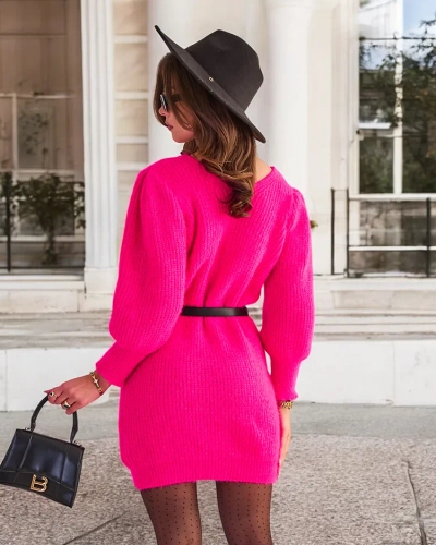 Royalfashion Gestrickte Damen-Tunika a'la Kleid
