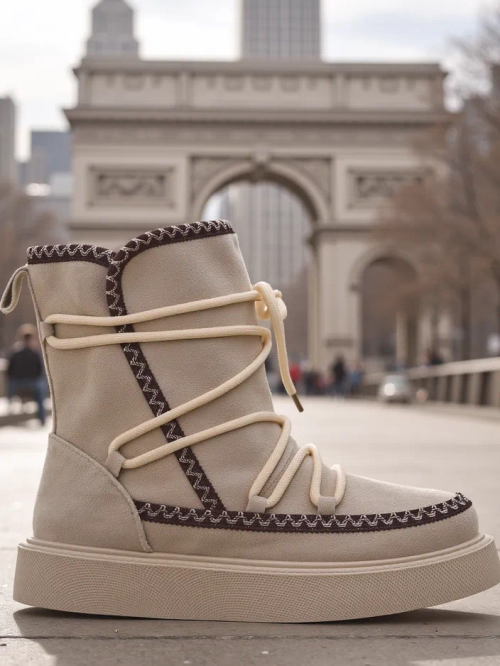 Royalfashion Жіночі чоботи з зав'язками Siozi