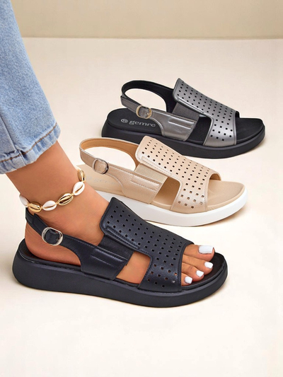 Royalfashion Damen Sandalen mit dicker Sohle BreezyStep
