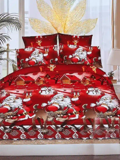 Royalfashion Weihnachtsbettwäscheset 160x200 komplett 3-TEILE