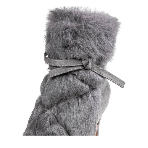 Сірі черевики на підборах Пелаге - Взуття 1