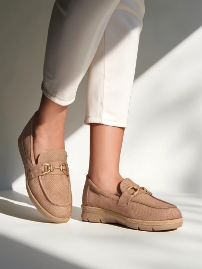 Royalfashion Damen Ballerinas mit einer Dekoration an der Zehe