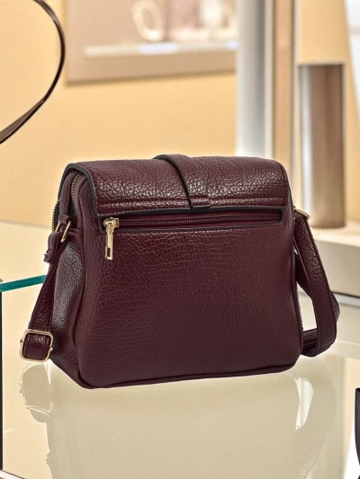 Royalfashion Vielseitige quadratische Tasche aus Öko-Leder