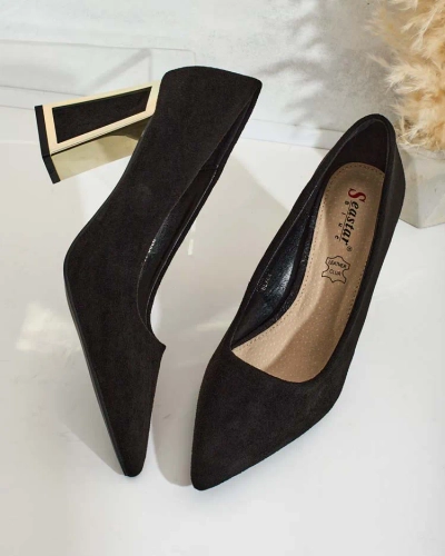 Royalfashion Damen Pumps mit dekorativem Absatz Badilla