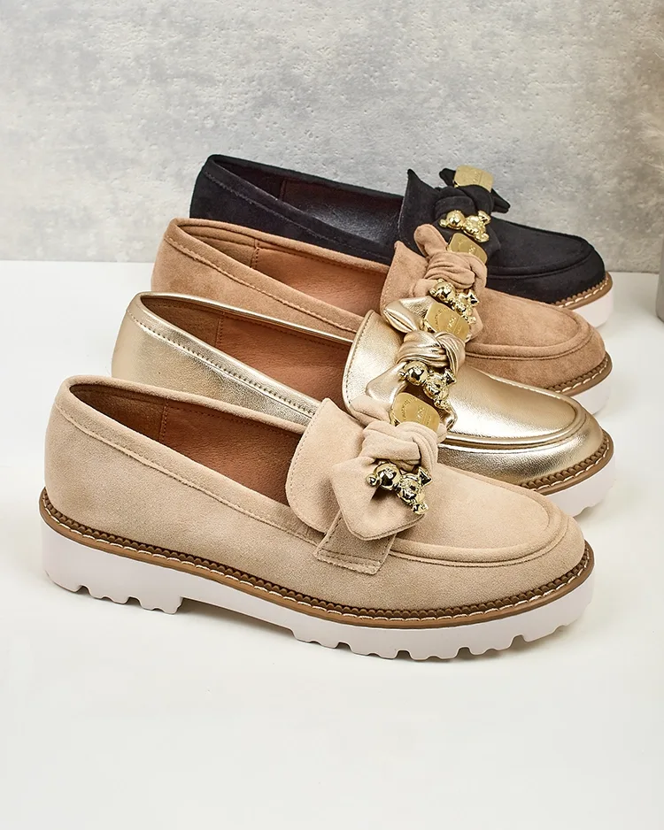 Nero Elegante Mokassins aus Ökologischem Leder