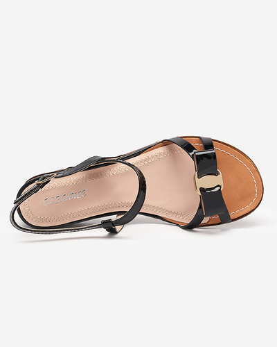 Schwarze Dubrov-Sandalen für Damen - Schuhe