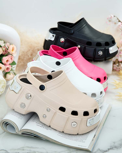 Royalfashion Жіночі гумові шльопанці з орнаментом Kiroo