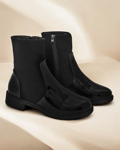 Royalfashion Klassische Damenstiefel Romig