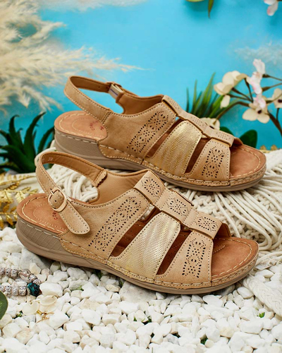 Royalfashion Damen Sandalen mit Obermaterial Limmin