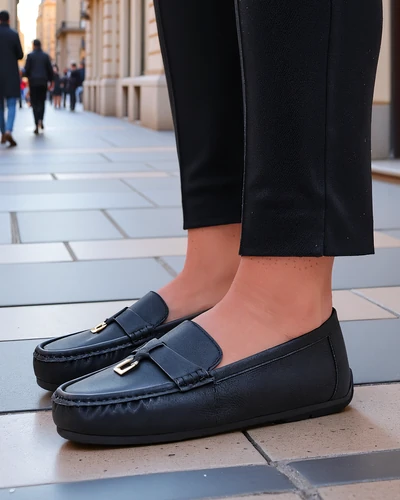 Royalfashion Matte Damenmokkasins Timmone