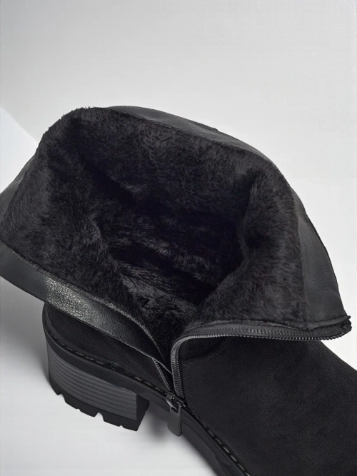 Вищі ботильйони жіночі еко замшеві Carmine