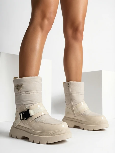 Royalfashion Damen Fileuri Schneestiefel