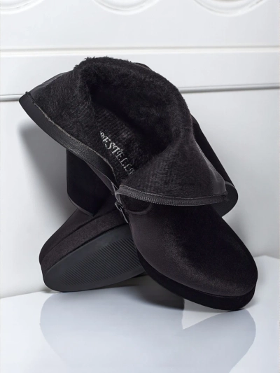 Damen Stiefeletten mit Blockabsatz Al'la Velours Miss