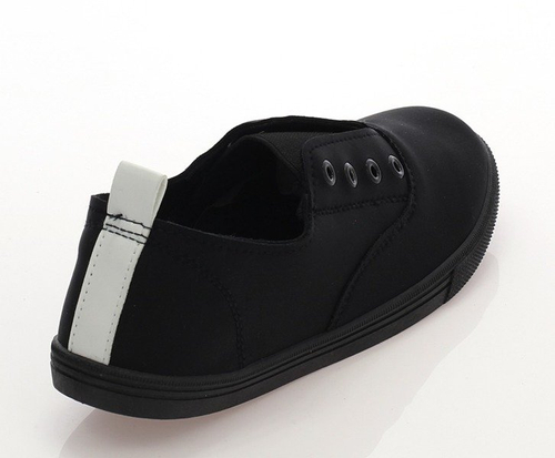 Czarne, sportowe tenisówki - Obuwie