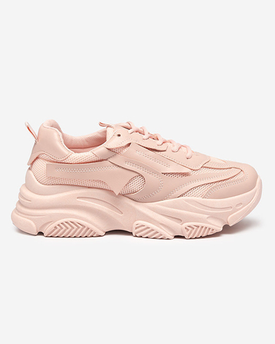 Pinker Damen-Sportschuh auf massiver Okis-Sohle - Footwear