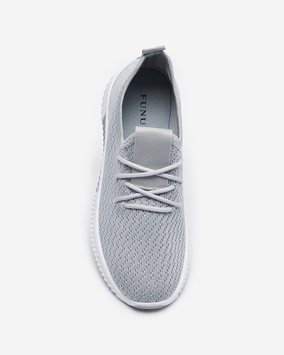 Graue Sportschuhe für Damen aus Stoff Vobbu- Footwear