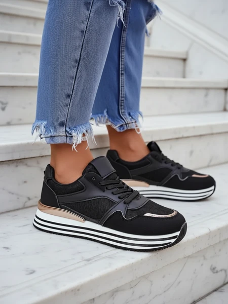 Royalfashion Damen Plattform Sportsneaker Erixo