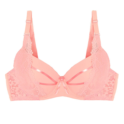 Rosa gepolsterter BH - Unterwäsche