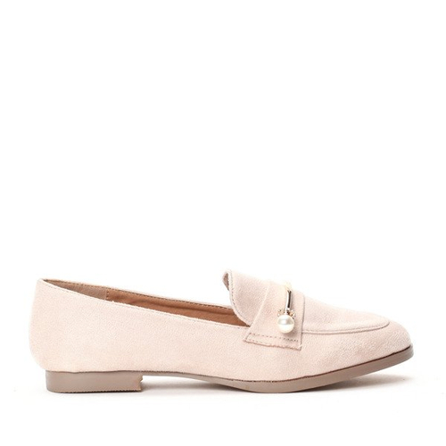 Różowe mokasyny- Obuwie