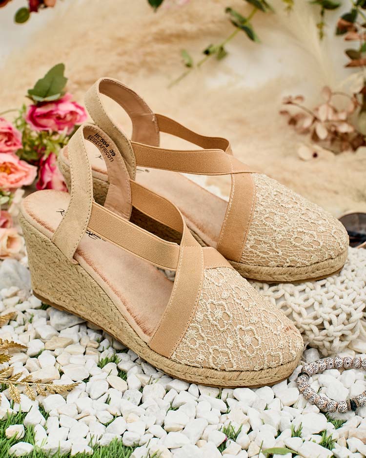 Royalfashion Damen Oleqa Espadrilles auf Ferse