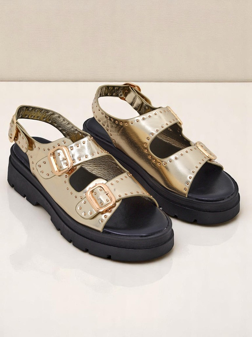 Royalfashion Жіночі сандалі на товстій підошві з джетами Rocky Chic