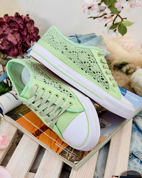 Жіночі ажурні кеди Royalfashion Niz