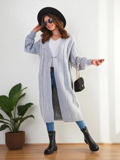 Royalfashion Damen-Strick-Überwurf-Pullover