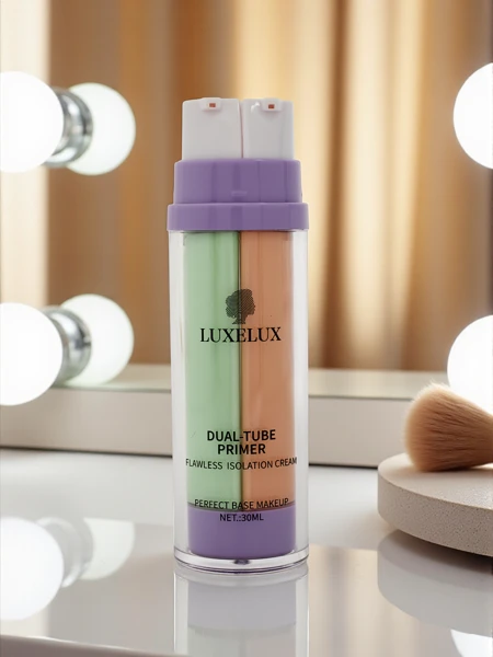 2-in-1-Creme mit grüner Make-up-Basis und Foundation - neutralisiert Rötungen