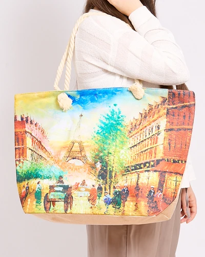 Royalfashion Große Stofftasche mit Druck
