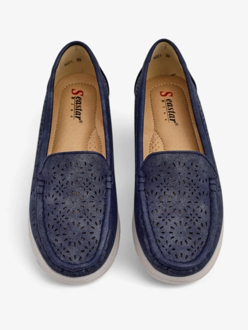 Royalfashion Жіноча перфорована мокасина Besset