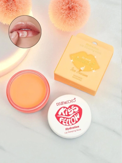 KissFellow Feuchtigkeitsspendende Lippenmaske Eiscreme