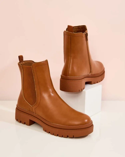 Royalfashion Damen eko Leder Dovivas Stiefel