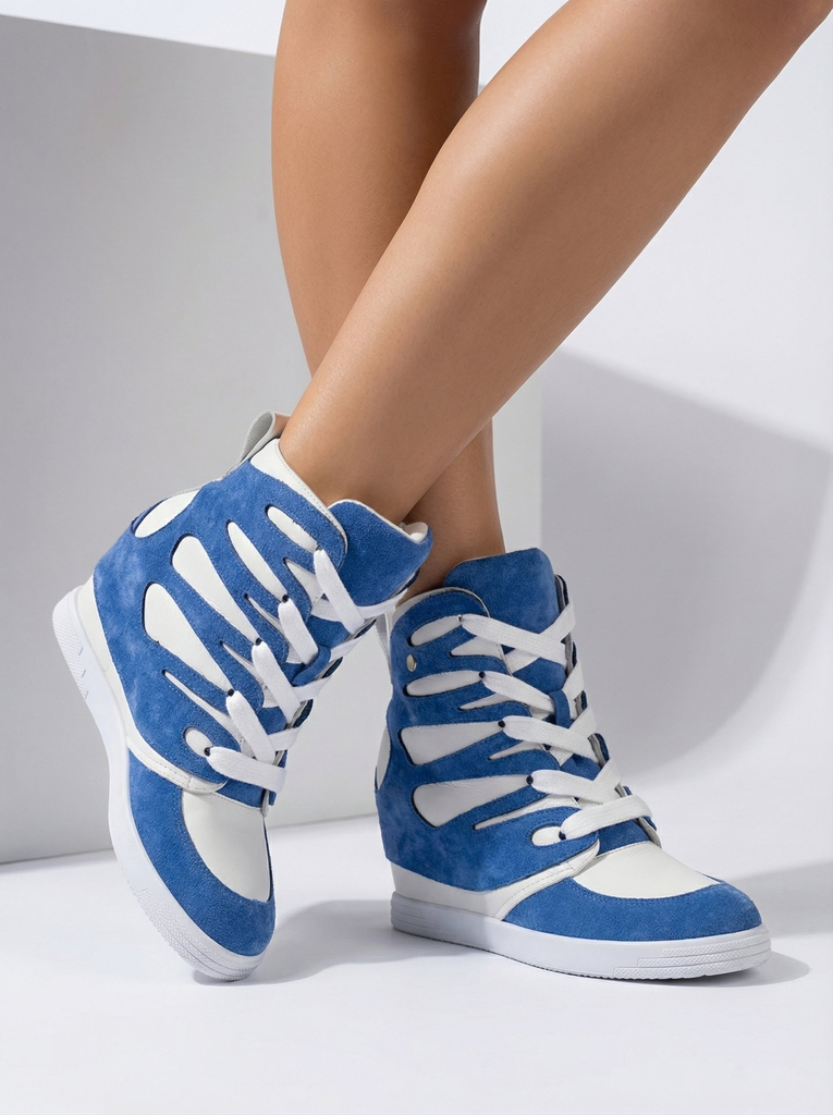 Royalfashion Sportliche Damenstiefel mit Pamstinsa-Absatz