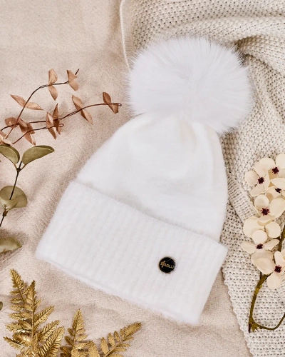 Royalfashion Damenmütze mit Bommel