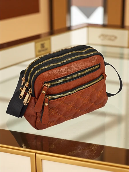 Kleine Damenhandtasche aus Öko-Leder Ebony Glow