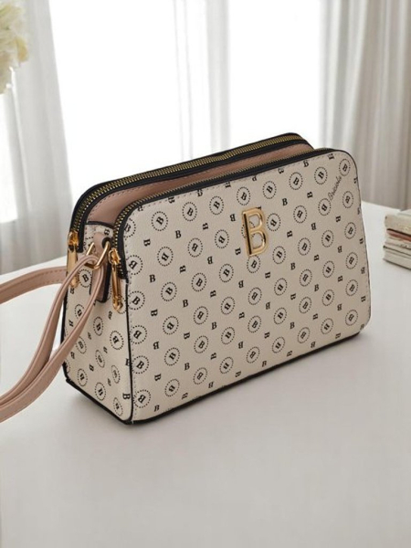 Royalfashion Kleine Handtasche aus Ökoleder mit Print Viva Linea