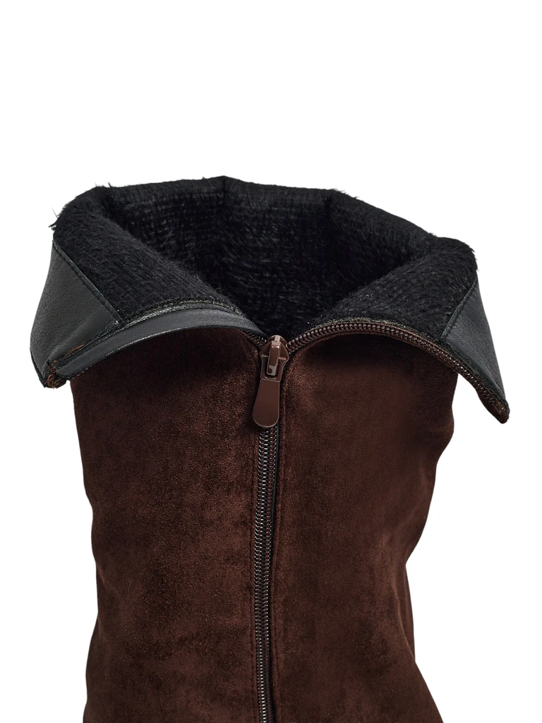 Damen Kozaki Öko-Wildleder mit Schaft Ismara