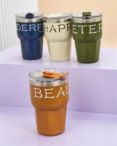 Royalfashion Thermobecher mit Strohhalm Schön