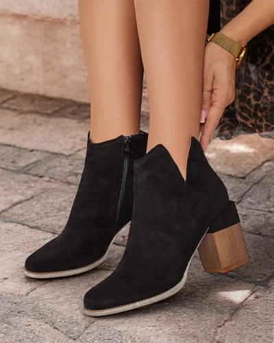 Royalfashion Damenstiefel eko Wildleder Ovi