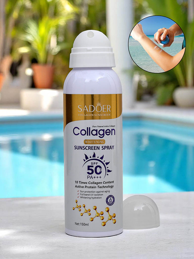 Sadoer Sonnenschutzspray LSF 50 mit Kollagen