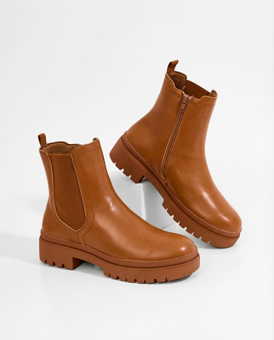 Royalfashion Damen eko Leder Dovivas Stiefel